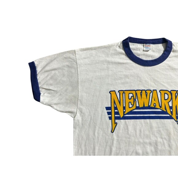 Vintage Champion Ringer Shirt XL X-Large Made in USA Newark Single Stitch - Picture 5 of 15